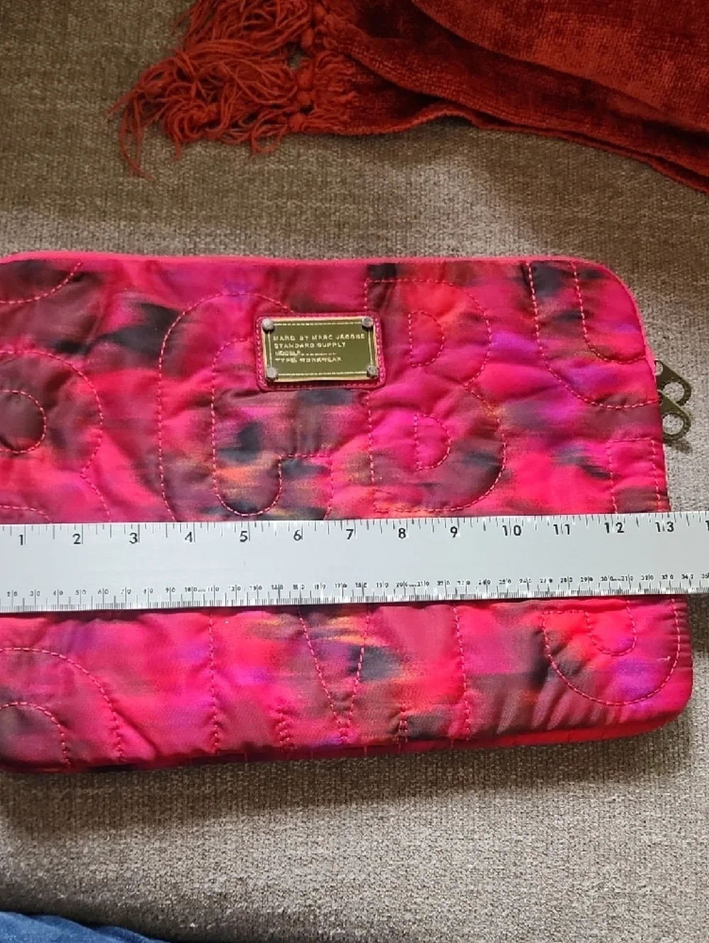 Marc by Marc Jacobs Large Quilted Nylon Laptop Sleeve 13” Pink iPad Case